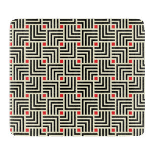 Geometrische Linien Muster Schneidebrett