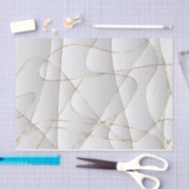 Geometrische Linien Seidenpapier (Handwerk)