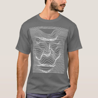 geometrische Linien T-Shirt