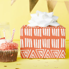 Geometrische Linien und Dreiecke Geschenkpapier