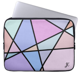 Geometrische Linien und Formen Laptopschutzhülle