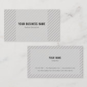 Geometrische Linien Visitenkarte (Vorne/Hinten)