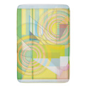 Geometrische Linienformen Bath Mat Badematte (Vorderseite Vertikal)