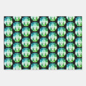 Geometrische Lion Geschenkpapier Set (Vorderseite)