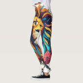 Geometrische Lion Leggings (Links)
