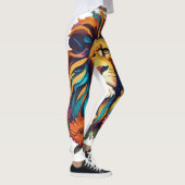 Geometrische Lion Leggings (Rechts)