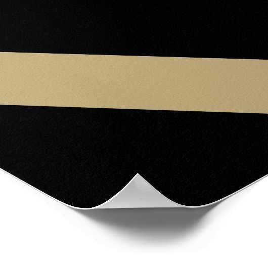 geometrische Löwe abstrakte moderne Kunst schwarz Poster (Ecke)