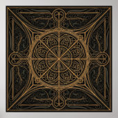 Geometrische Luxus Poster (Vorne)