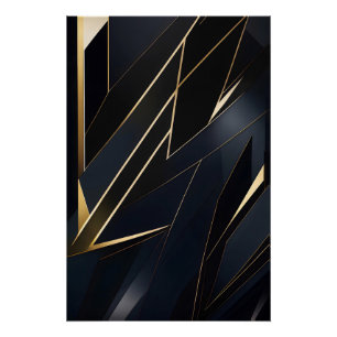 Geometrische Luxus Poster