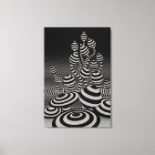 geometrische Magic Mushrooms der Leinwand grau (Vorderseite)