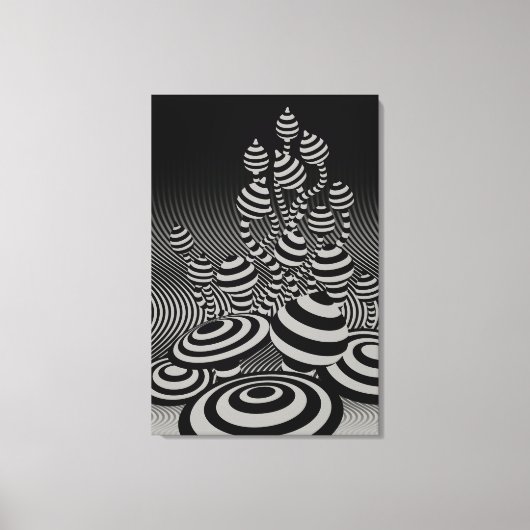 geometrische Magic Mushrooms der Leinwand grau (Vorderseite)