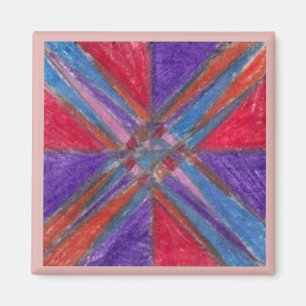 Geometrische Magnet-Fliese Magnet