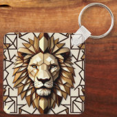 "Geometrische Majestät" Schlüsselanhänger (Rückseite)