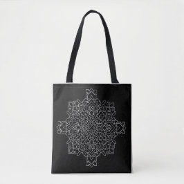 Geometrische Mandala #9 Tasche