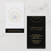 *~* geometrische Mandala-heiliges Geometrie Boho Visitenkarte (Vorne/Hinten)