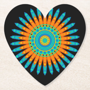Geometrische Mandala-Kunst Kreisdesign-48256 Untersetzer