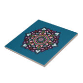 Geometrische Mandela-Tasche Fliese (Seite)