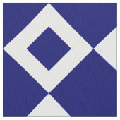 Geometrische Marine und weißes Stoff (Nahaufnahme)