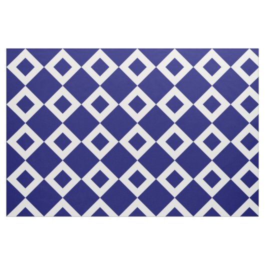 Geometrische Marine und weißes Stoff (Fat Quarter (45,7 x 55,9 cm))