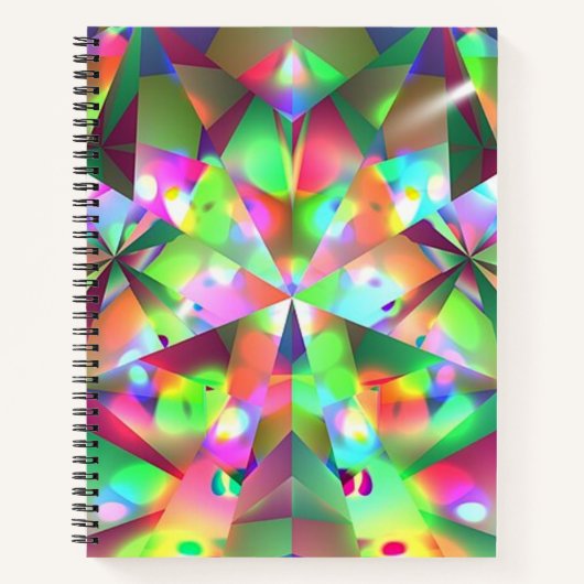 Geometrische Maus: Das Sketchbook Tetrahedron Notizblock (Vorderseite)