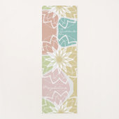 Geometrische Meditation Blume Name Dankbarkeit Man Yogamatte (Vorderseite)