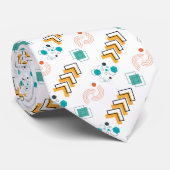 Geometrische Medley-Krawatte für Männer - Bold & M Krawatte (Gerollt)