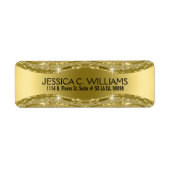 Geometrische Metallic Shiny Gold Textur (Vorne)