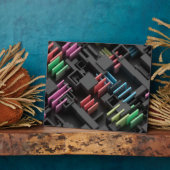 Geometrische Mikrowelt Fotoplatte (Seite)