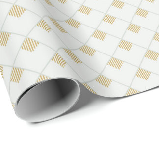 Geometrische Minimalismusstriche Geschenkpapier