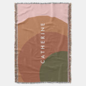 Geometrische Minimalistische Töne der modernen Cir Decke (Vorderseite Vertikal)