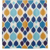 Geometrische Mitte der 60er Jahre Duschvorhang (Vorderseite)