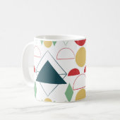 Geometrische Mod des Mitteljahrs Kaffeetasse (Vorderseite Links)