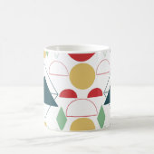 Geometrische Mod des Mitteljahrs Kaffeetasse (Mittel)