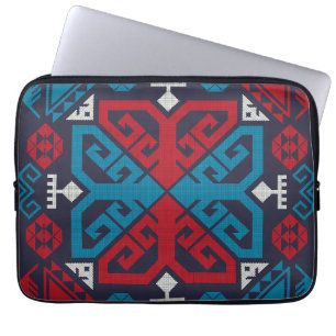 Geometrische Mode klassisch niedlich-trendy bunt Laptopschutzhülle