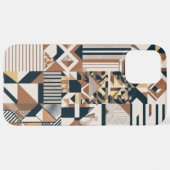 Geometrische, moderne, Abstrakte Telefongehäuse iPhone Hülle (Hinten horizontal)
