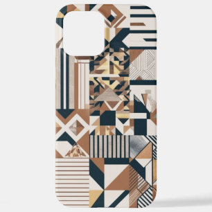 Geometrische, moderne, Abstrakte Telefongehäuse iPhone 12 Pro Max Hülle
