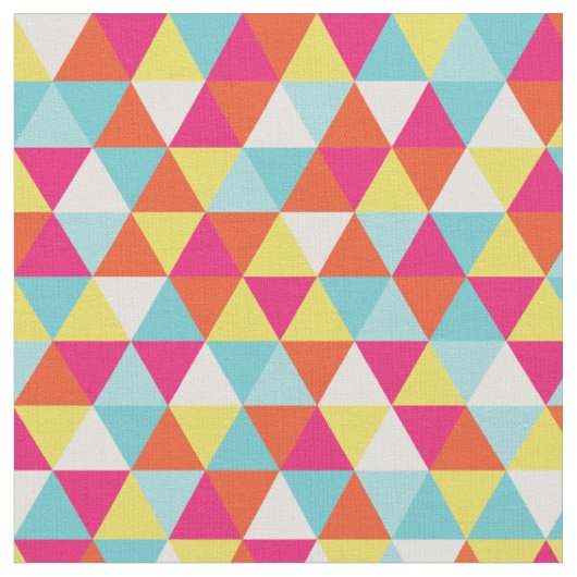 Geometrische moderne, helle Farben | Material Stoff (Nahaufnahme)