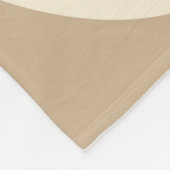 Geometrische moderne Kunst Fleecedecke (Ecke)