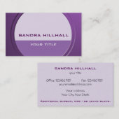 Geometrische moderne Metallik für Text und Farbe Visitenkarte (Vorne/Hinten)