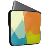 Geometrische moderne Retro-Farben #11 Laptopschutzhülle (Vorne Rechts)