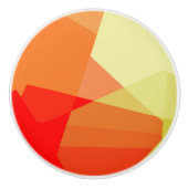 Geometrische moderne Retro-Farben #23 Keramikknauf (Vorderseite)