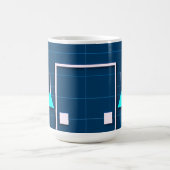 Geometrische moderne Technik Kaffeetasse (Mittel)