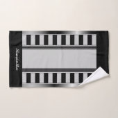 Geometrische Monogramm der modernen ästhetischen s Badhandtuch Set (Handtuch)