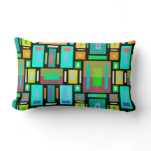 Geometrische Mosaik-Formen Box Quadrat-Design Kiss