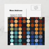 Geometrische Muster | Änderung der Postkarte (Vorne/Hinten)