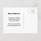 Geometrische Muster | Änderung der Postkarte (Rückseite)