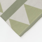 geometrische Muster Fleecedecke (Ecke)