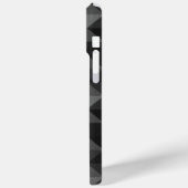 geometrische Muster für graue Dreiecke Case-Mate iPhone Hülle (Rückseite / Links)