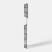 geometrische Muster für graue Dreiecke iPhone Hülle (Rechte Seite)