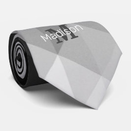geometrische Muster für graue Dreiecke Krawatte